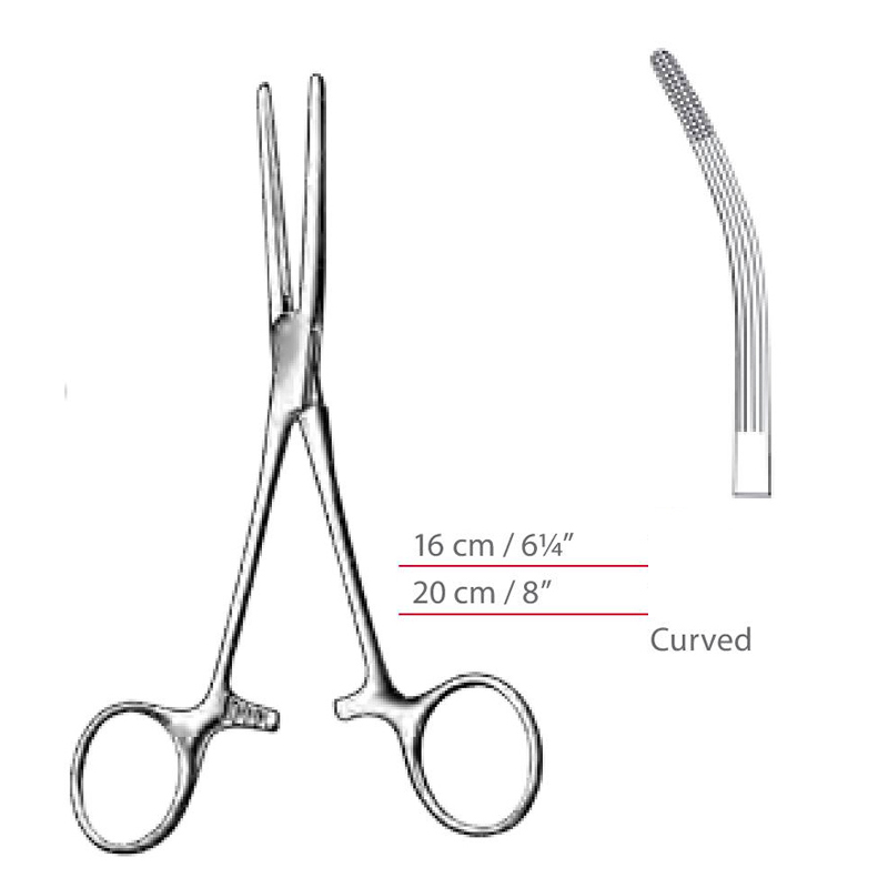 Rochester Carmalt Forceps Curved